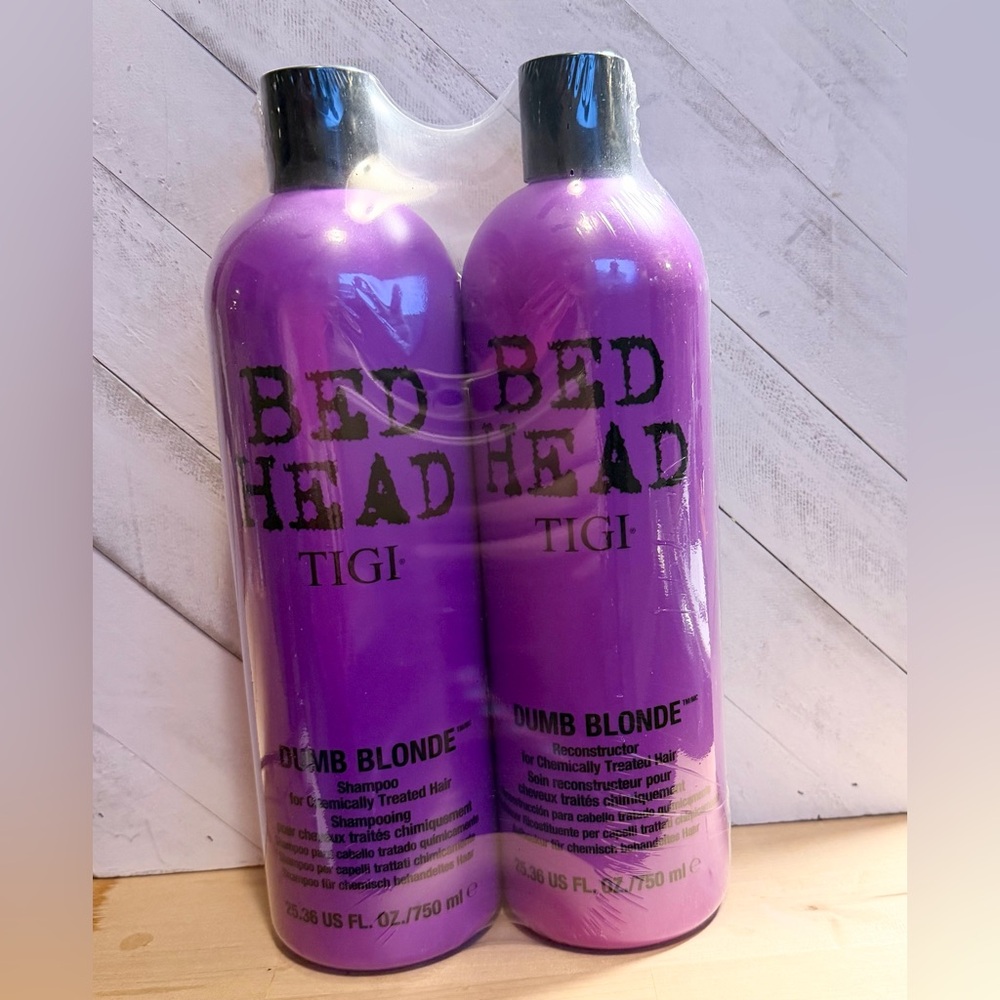 Bed Head By TIGI Dumb Blonde Shampoo & Reconstructor Conditioner Duo 25.36oz